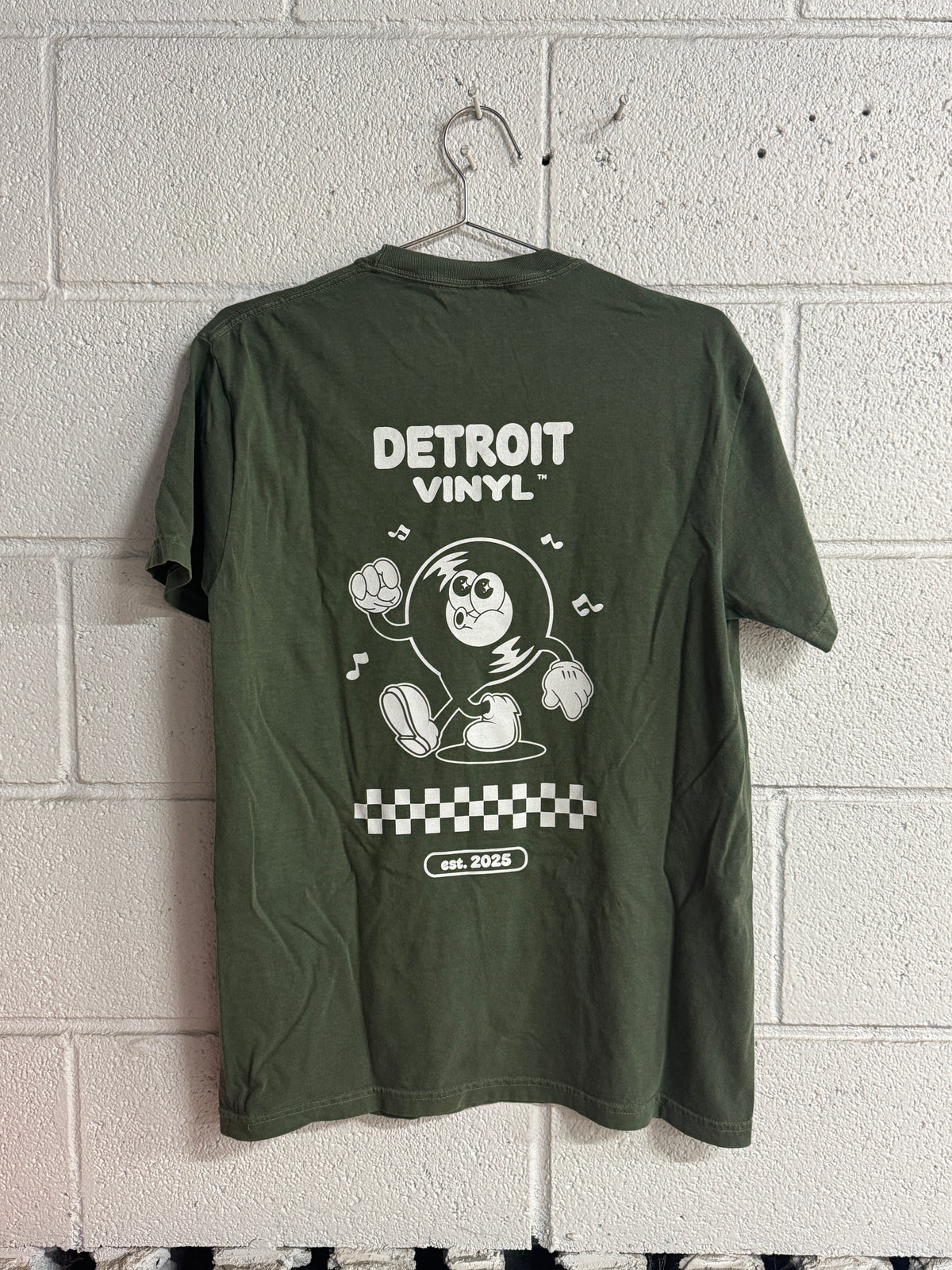Detroit Vinyl T-Shirt - Green