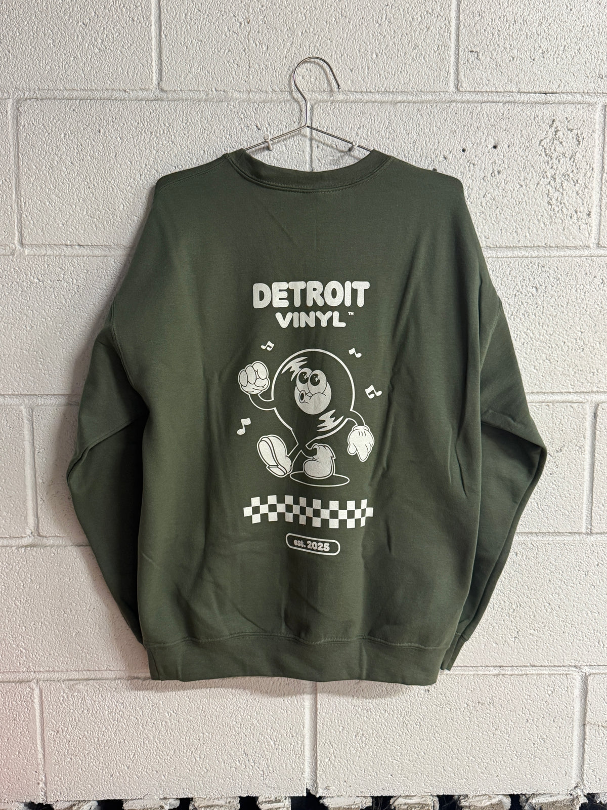 Detroit Vinyl Sweatshirt - Green