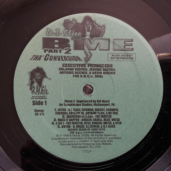 Presents... B.M.E. Part 2 - Tha' Conversion - Black Market Entrepreneurs